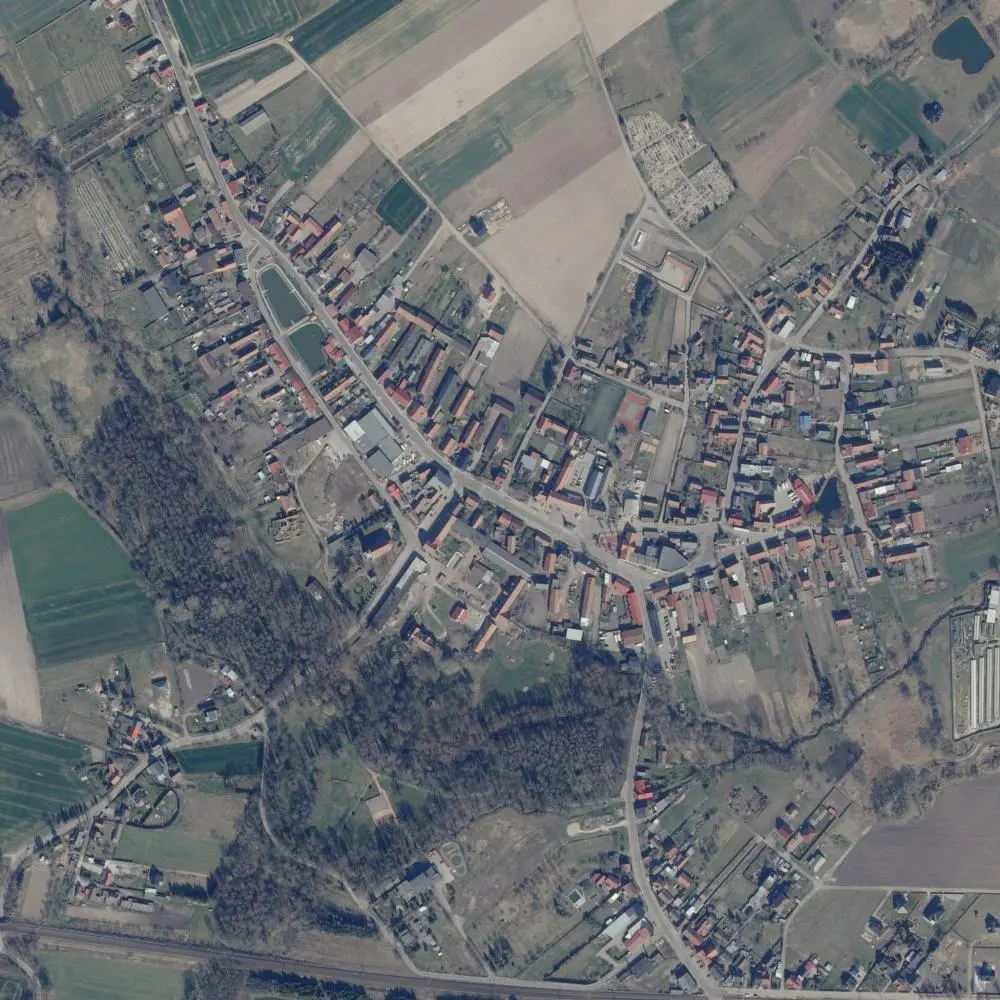 Zdjęcie lotnicze Szczańca